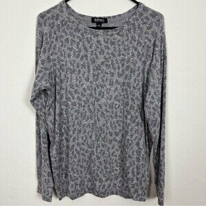 Buffalo David Bitton Animal Print Pull Over Sweater- Size Small